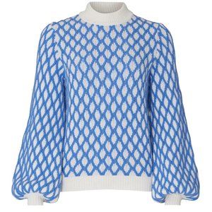 Stine Goya Blue Carlo Sweater Sz. M